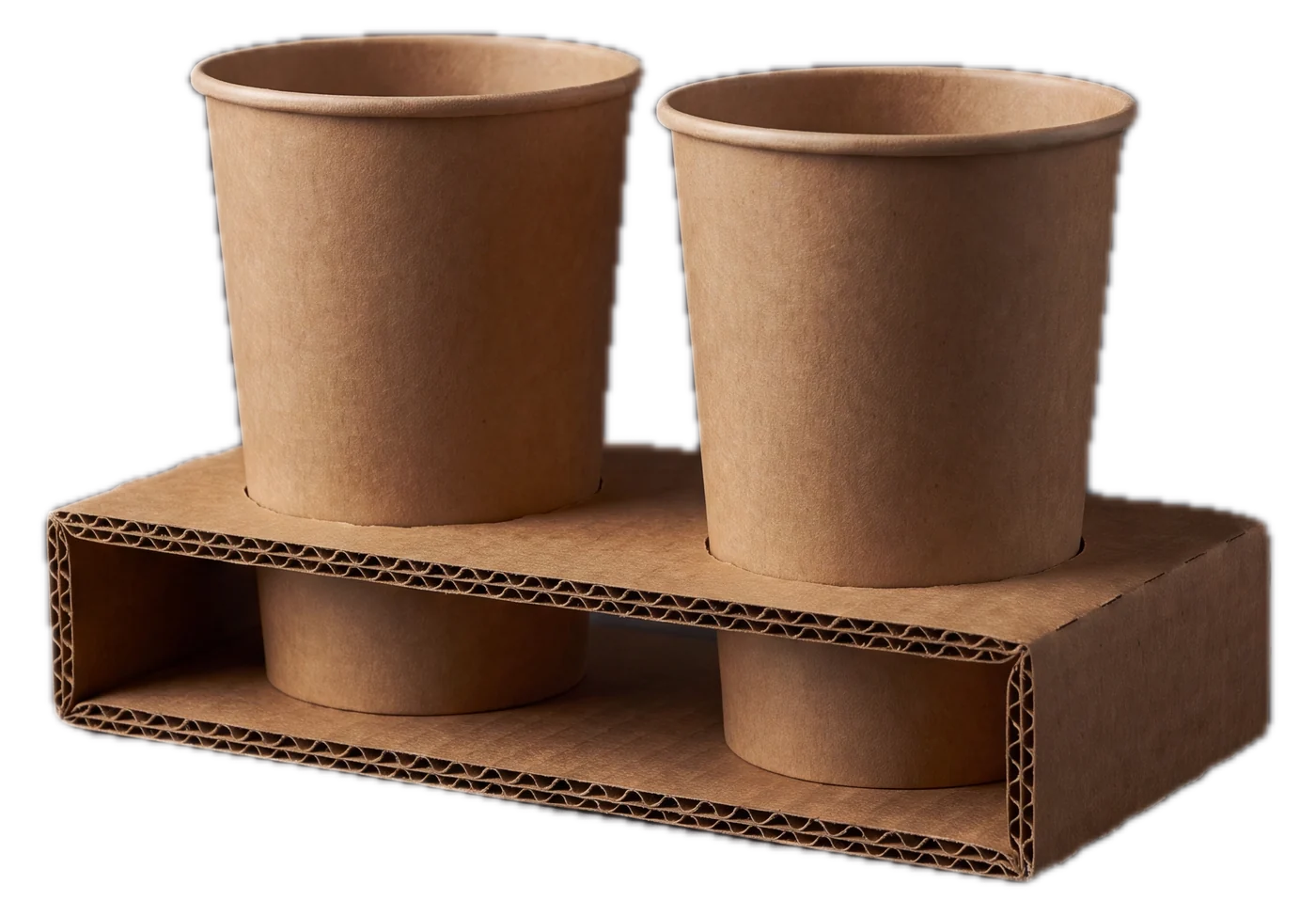 Fold-flat cup holder — view 2